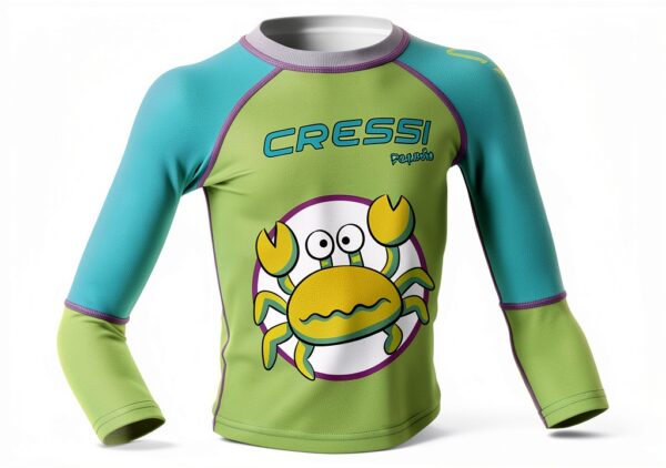 Cressi Baby Girls Rash Guard Shirt UV Protection Orange-4