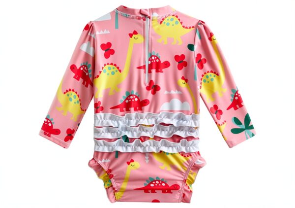 Baby Girls Rash Guard UPF 50 Sun Protection Quick Dry-5