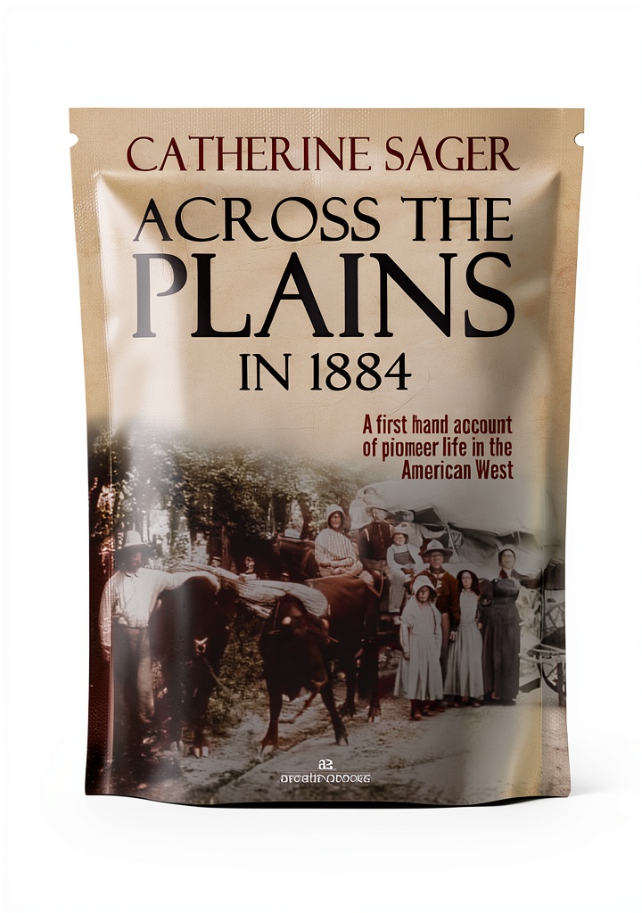Catherine Sager Kindle Book Emigration Immigration Biography on a wooden desk