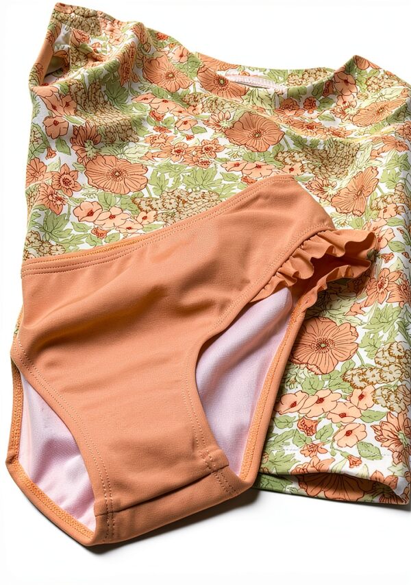 Janie and Jack Girls Floral Rashguard UPF 50+ Swimwear-1