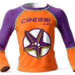 Cressi Baby Girls Rash Guard Shirt UV Protection Orange-0