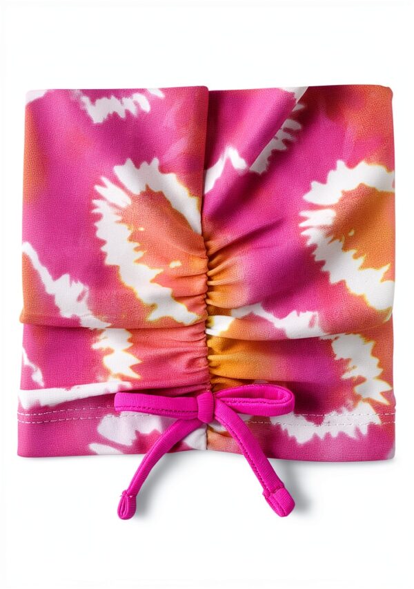 Girls Rashguard Swimsuit UPF 50 Recycled Polyester Heart Tie-1