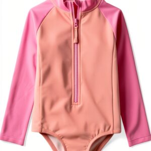 Baby Girls Rash Guard Shirt UPF 50 Recycled Polyester-0