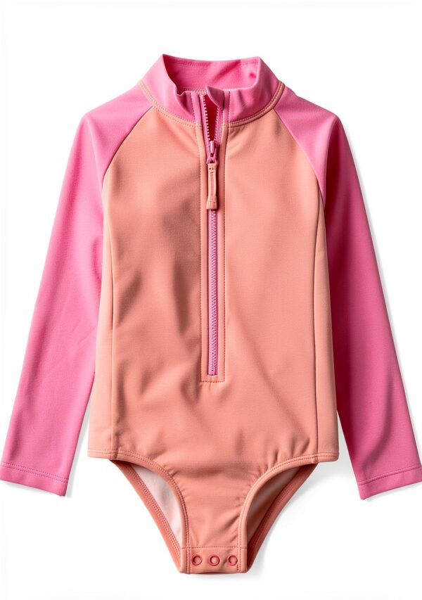 Baby Girls Rash Guard Shirt UPF 50 Recycled Polyester-0