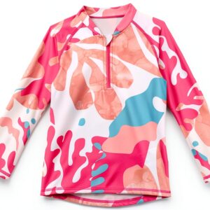 Reima Swim Shirt Tuvalu UV 50 Baby Girls Rash Guard-0