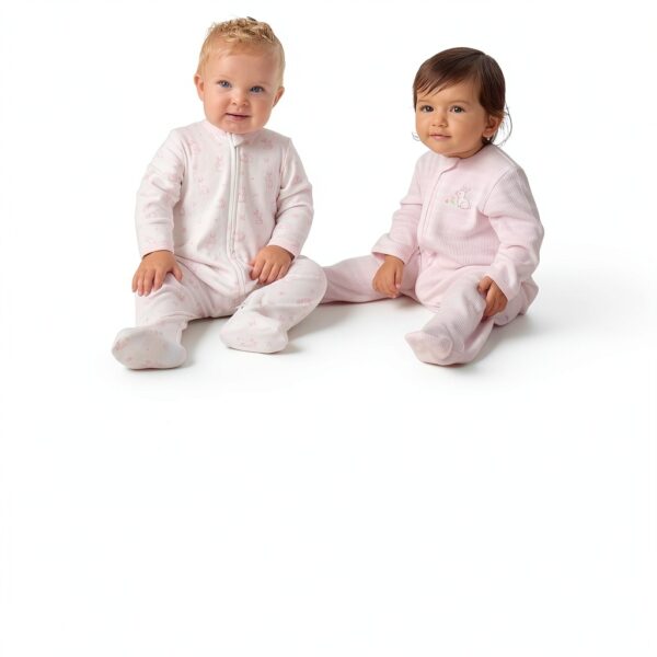 Little Me Baby Girls Rash Guard Set UV Protection Swimwear-5