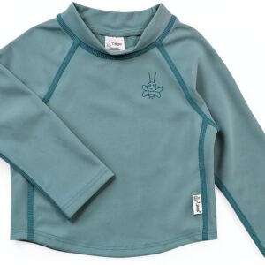 i play UPF 50 Rash Guard Shirt Blue Baby Girls Sun-0