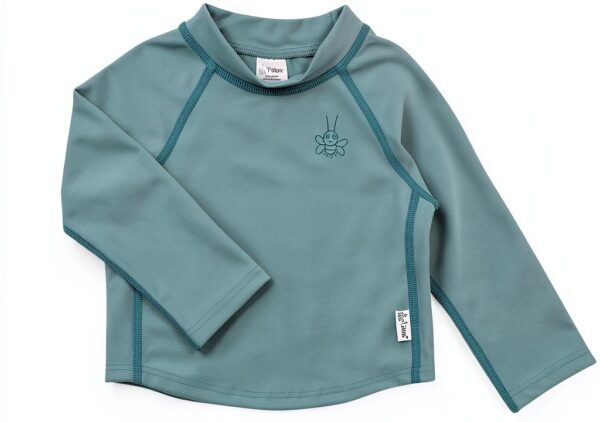 i play UPF 50 Rash Guard Shirt Blue Baby Girls Sun-0
