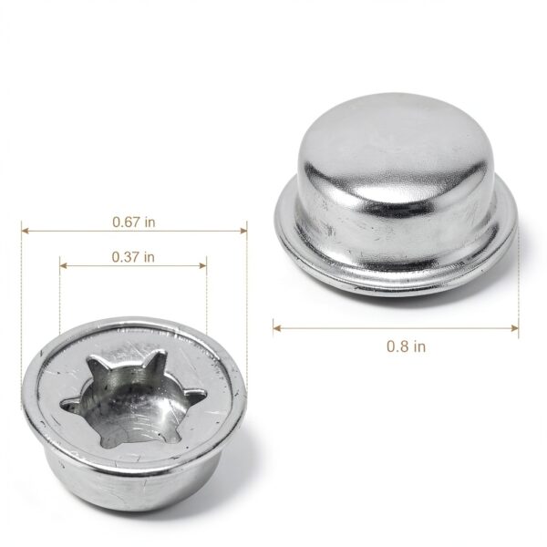 3/8" Push on Pushnut Caps by TAHULIK – Spring Steel, 6‑Piece Set-1