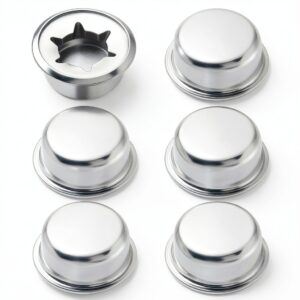 3/8" Spring Steel Push On Nut Axle Caps 6PCS by Xelsluthe Push Nuts-0