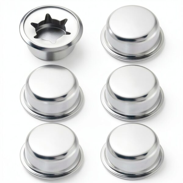 3/8" Spring Steel Push On Nut Axle Caps 6PCS by Xelsluthe Push Nuts-0