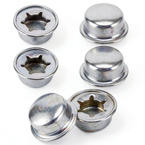 3/8" Push on Pushnut Caps by TAHULIK – Spring Steel, 6‑Piece Set-0