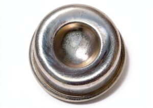 Hub Cap Push Nut 7/16 inch Chrome by Hard-to-Find Fastener Pack of 6-0