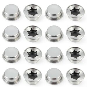Push On Pushnut Caps Hpmjz Spring Steel 3/8" Axle Cap Nut Zinc Plating-0