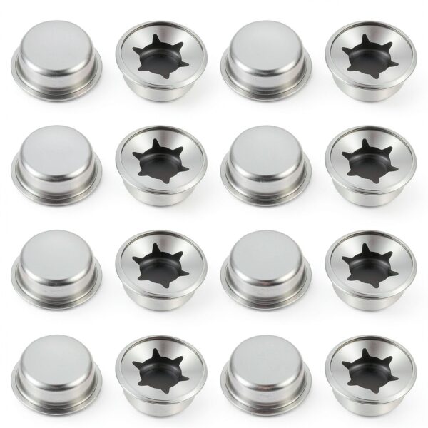 Push On Pushnut Caps Hpmjz Spring Steel 3/8" Axle Cap Nut Zinc Plating-0