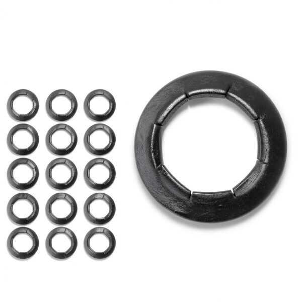 16 Pcs Dolly Wheel Lock Washers Magluv Steel Push-On for 5/8" Axle-1