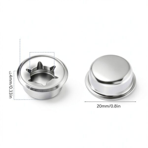 3/8" Spring Steel Push On Nut Axle Caps 6PCS by Xelsluthe Push Nuts-1