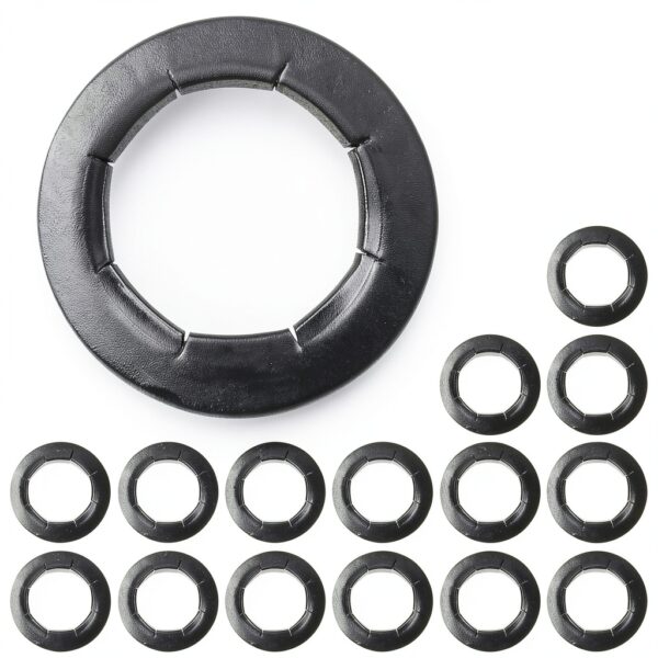 16 Pcs Dolly Wheel Lock Washers Magluv Steel Push-On for 5/8" Axle-0