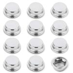 12PCS Dolly Wheel Lock Washer Stainless 1/2 Axle Caps Classicseali-0