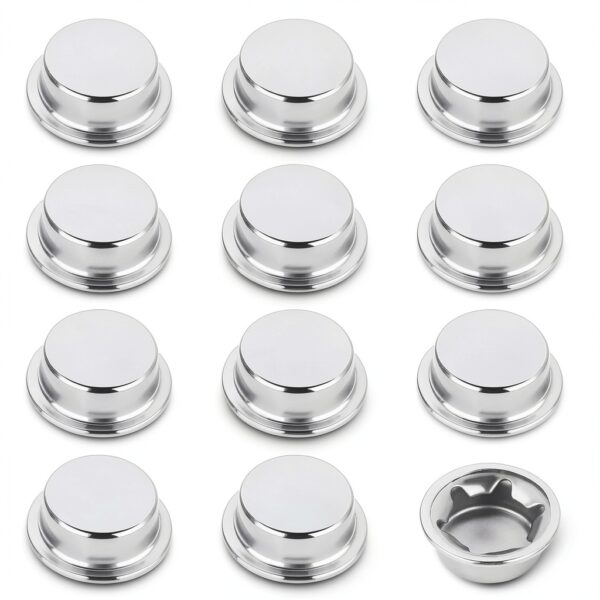 12PCS Dolly Wheel Lock Washer Stainless 1/2 Axle Caps Classicseali-0