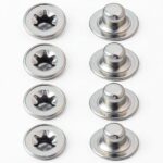 1/4" Push on Pushnut Caps by Gtziqa 8pcs Spring Steel Truck Nuts-0