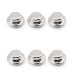 Axle Push Nut 6PCS Silver Spring Steel Nut by TAODAN for Lawn Mower-0