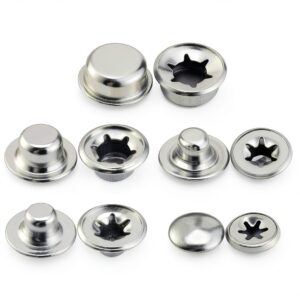 Push on Pushnut Cap Stud Kit Qulkws Spring Steel Axle Caps M4-M10-0