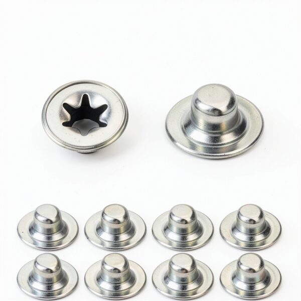 1/4" Push on Pushnut Caps by Gtziqa 8pcs Spring Steel Truck Nuts-1