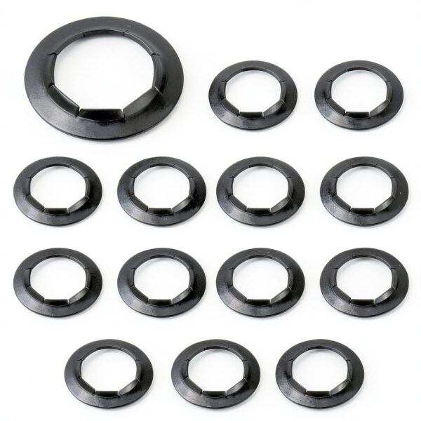 Dolly Wheel Lock Washer 5/8" Push Nut Set doufuhua 14pcs Phosphate-0