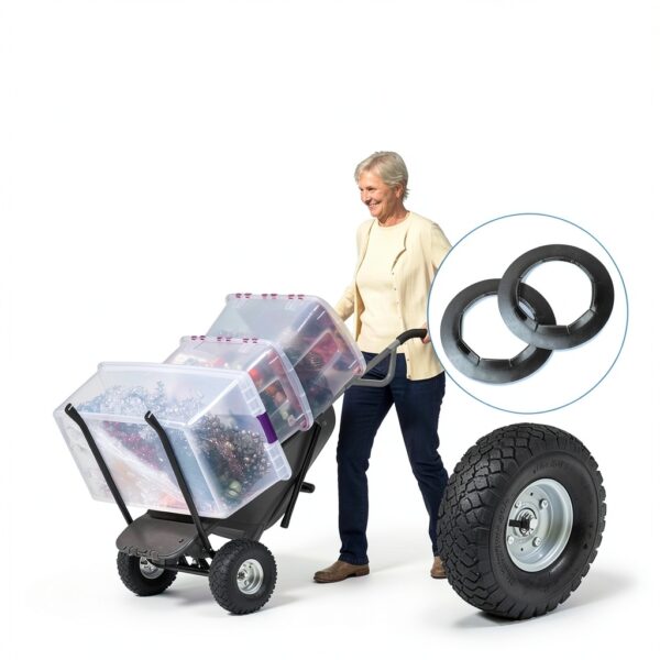 Push Nuts Giokyi 5/8" Dolly Wheel Lock Washers Spring Steel 10 Pack-4