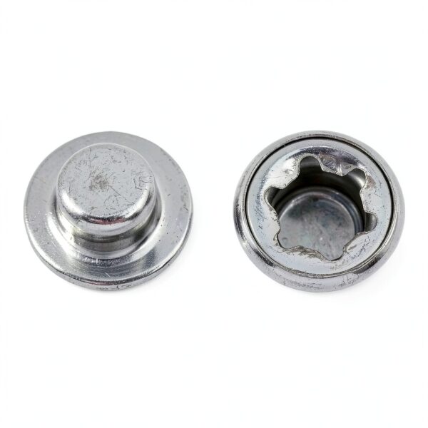 Silver Push Nut Axle Cap Washer 5/16in – 8pcs Alloy Fastener-1