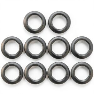 Push Nuts Giokyi 5/8" Dolly Wheel Lock Washers Spring Steel 10 Pack-0