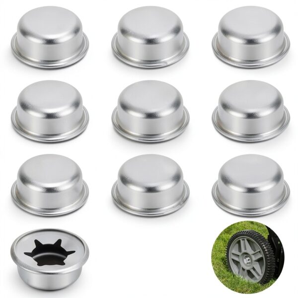 Axle Cap Nut 10 Pack Spring Steel Fasteners for 3/8" Axles Gsbnjuy-7
