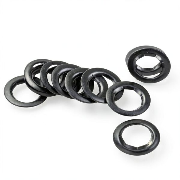 Push On Push Nuts 12 Pack for 5/8" Dolly Axle Rods Steel Vagocom-5