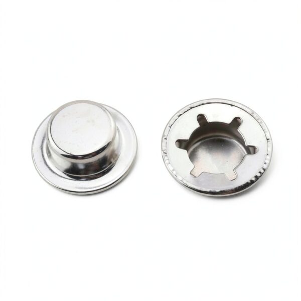 Axle Push Nut 6PCS Silver Spring Steel Nut by TAODAN for Lawn Mower-4