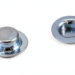 3/4" Push On Axle Cap Nut Magic Hub Zinc Plated Hexagonal Set of 2-0
