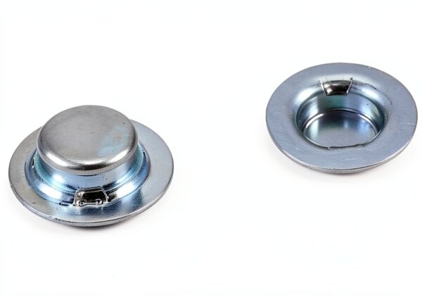 3/4" Push On Axle Cap Nut Magic Hub Zinc Plated Hexagonal Set of 2-0