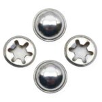 Push On Pushnut Caps FDXGYH 4pcs Spring Steel Fits 1/2" Axles-0