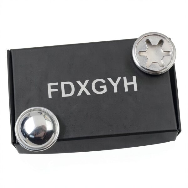 Push On Pushnut Caps FDXGYH 4pcs Spring Steel Fits 1/2" Axles-2