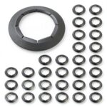 5/8 Push Nut 30PCS Oiled Phosphate Finish by CuraceQ Push Nuts-0